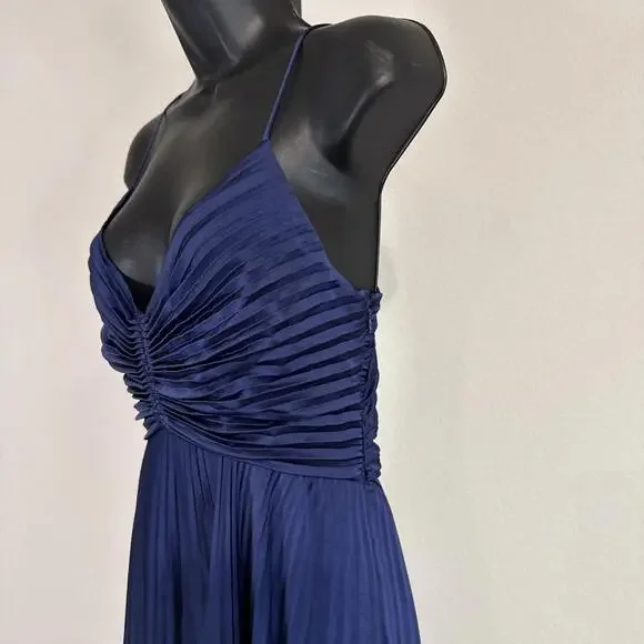 A.L.C. ALC Aries Maxi Pleated Cutout Gown, Ties in BackSize 8 (Retails $795)